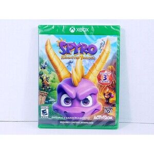 Spyro Reignited Trilogy -3 Games in one Microsoft Xbox One X Enhanced NEW SEALED